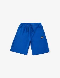 Dolce & Gabbana Bermuda Logo-plaque Cotton-jersey Shorts 10-12 Years