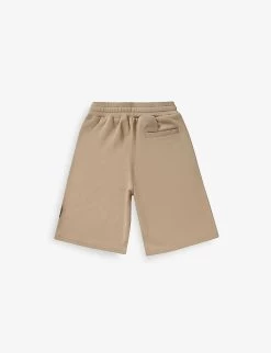 Dolce & Gabbana Straight-leg Mid-rise Cotton-jersey Shorts 10-12 Years -Kid Couture R04179963 BEIGE7 ALT02