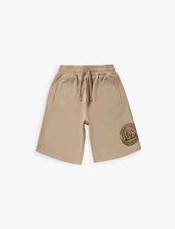 Dolce & Gabbana Straight-leg Mid-rise Cotton-jersey Shorts 10-12 Years