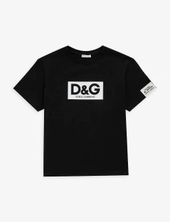 Dolce & Gabbana Logo-print Cotton-jersey T-shirt 6-12 Years