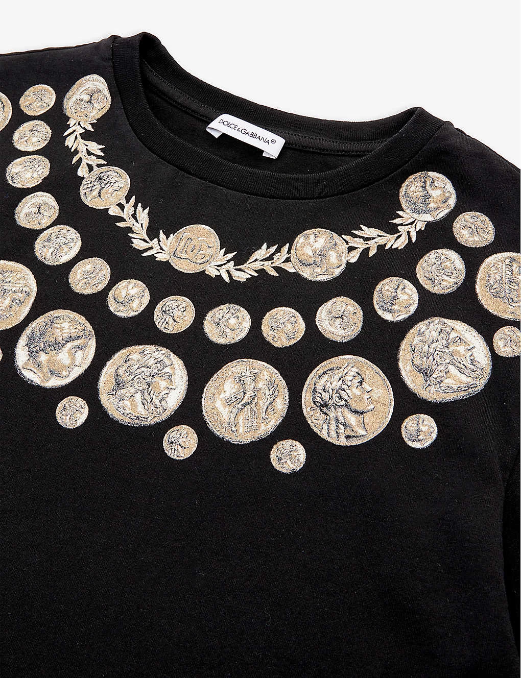 Dolce & Gabbana Coin-print Cotton-jersey T-shirt 6-12 Years 2 Dolce & Gabbana Coin-print Cotton-jersey T-shirt 6-12 Years - Image 2