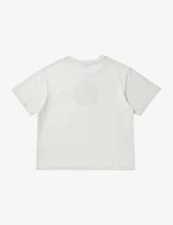 Dolce & Gabbana Manica Corta Logo-print Cotton-jersey T-shirt 4-12 Years -Kid Couture R04179974 BIANCO ALT02