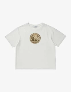 Dolce & Gabbana Manica Corta Logo-print Cotton-jersey T-shirt 4-12 Years