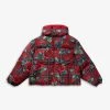 Dolce & Gabbana Plaid Floral-pattern Detachable Hood Shell Jacket 12 Years
