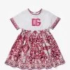 Dolce & Gabbana Floral-print Cotton Dress 6-12 Years