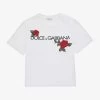 Dolce & Gabbana Logo Text-print Cotton-jersey T-shirt 8-12 Years