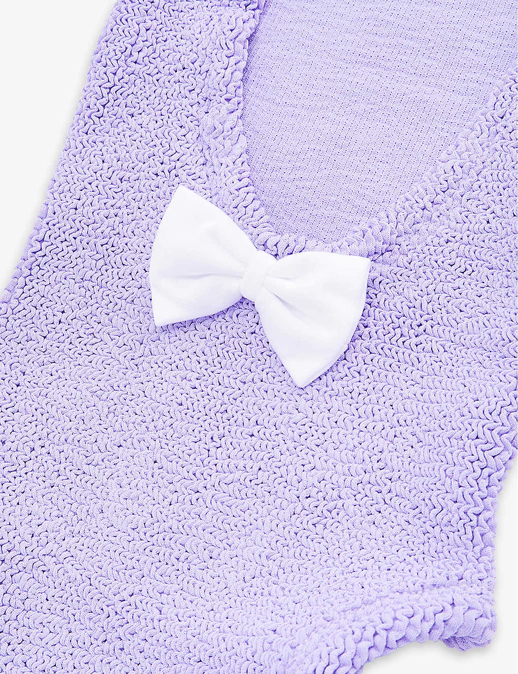 Baby Alva Bow-trim Crinkled Swimsuit 1-6 Years 2 Baby Alva Bow-trim Crinkled Swimsuit 1-6 Years - Image 2