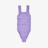 Alva Bow-embellished One-piece Swimsuit 7-12 Years