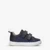 Chloé Glitter-embellished Leather Low-top Trainers 2-5 years