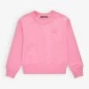 Acne Studios Logo-embroidered Long-sleeve Cotton-jersey Sweatshirt 3-10 Years