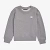 Acne Studios Logo-embroidered Long-sleeve Cotton-jersey Sweatshirt 3-10 Years