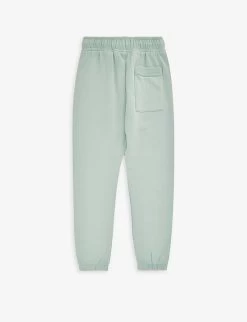 Acne Studios Logo-embroidered Elasticated-waist Cotton-jersey Jogging Bottoms 3-10 Years -Kid Couture R04182387 SOFTGREEN ALT02