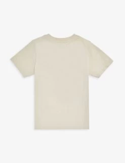 Acne Studios Graphic-print Short-sleeve Cotton-jersey T-shirt 3-10 Years -Kid Couture R04182388 PORCELAINWHITE ALT02