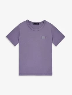 Acne Studios Logo-embroidered Cotton-jersey T-shirt 3-10 Years