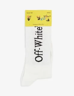 Bookish Logo-print Stretch-cotton Blend Socks 2-6 Years