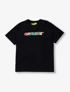 Logo-print Short-sleeve Cotton-jersey T-shirt 4-12 Years