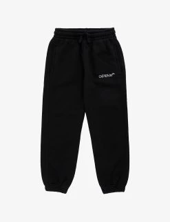 Logo-print Tapered-leg Cotton-jersey Jogging Bottoms 4-12 Years