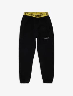 Logo-tape Cotton-jersey Jogging Bottoms 8-12 Years