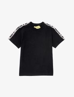 Logo-band Short-sleeve Cotton-jersey T-shirt 4-12 Years