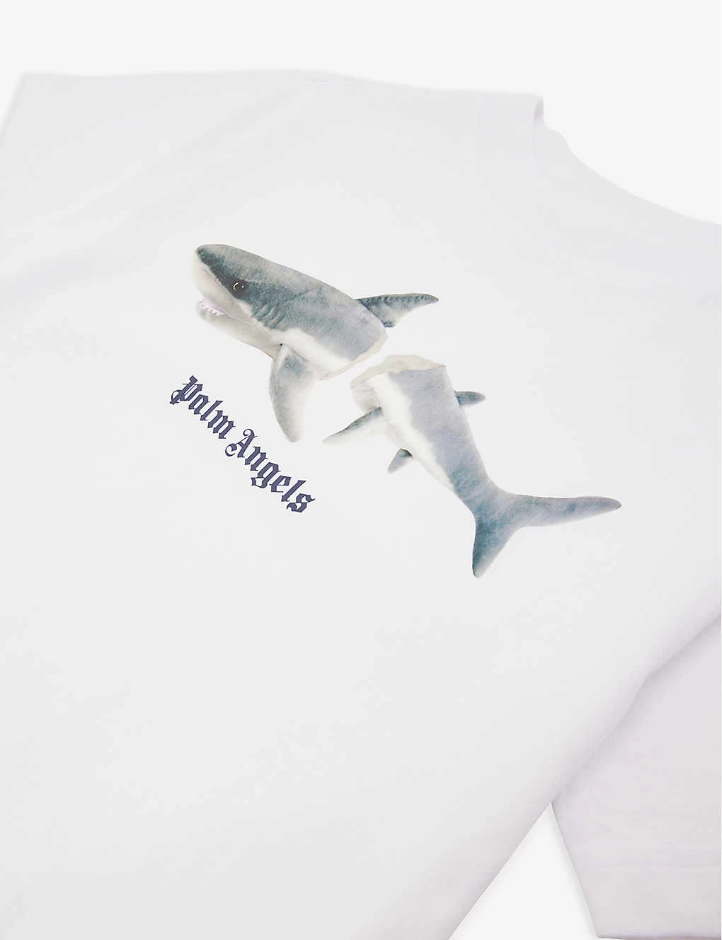 Palm Angels Shark-print Cotton-jersey T-shirt 4-12 Years 2 Palm Angels Shark-print Cotton-jersey T-shirt 4-12 Years - Image 2