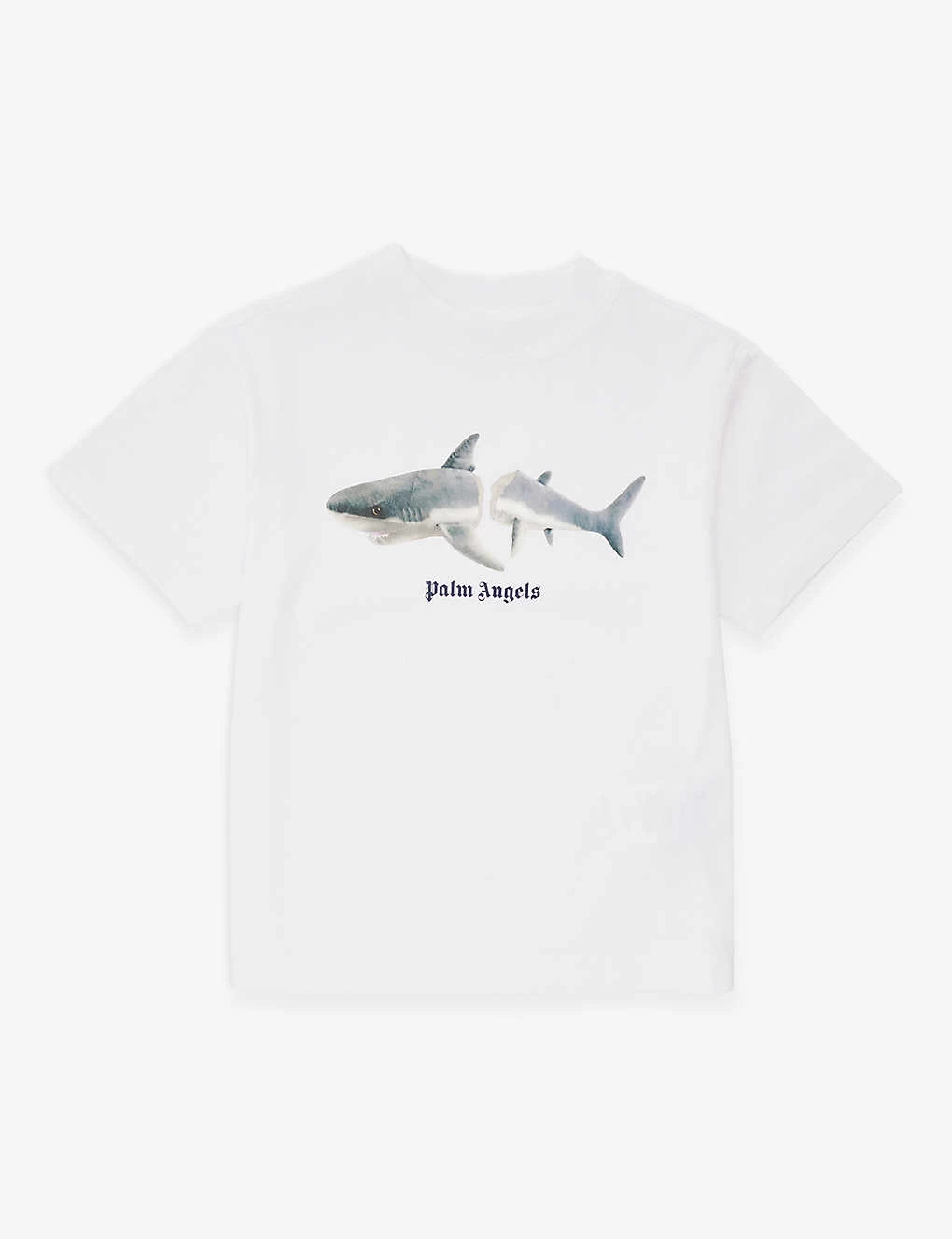 Palm Angels Shark-print Cotton-jersey T-shirt 4-12 Years 1 Palm Angels Shark-print Cotton-jersey T-shirt 4-12 Years