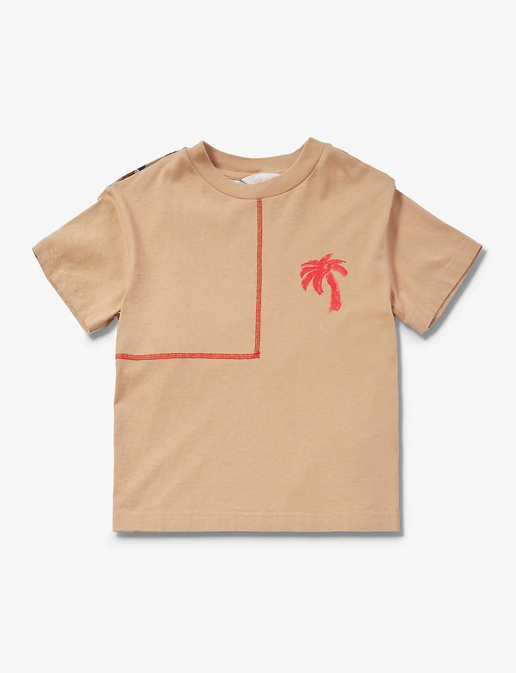 Palm Angels Camo-patch Logo-print Cotton-jersey T-shirt 8-12 Years 1 Palm Angels Camo-patch Logo-print Cotton-jersey T-shirt 8-12 Years