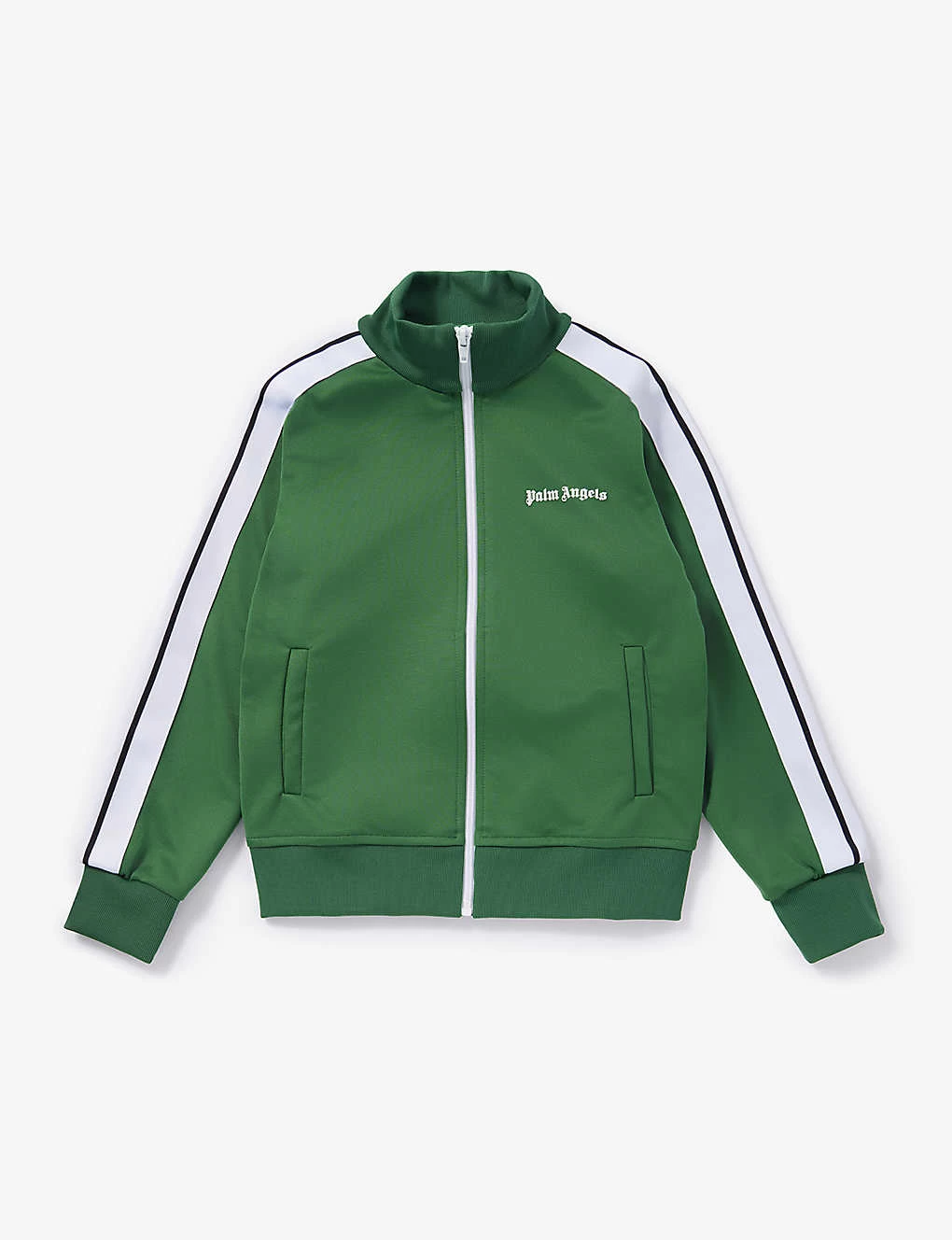 Palm Angels Logo-print Funnel-neck Woven Jacket 6-12 Years 1 Palm Angels Logo-print Funnel-neck Woven Jacket 6-12 Years