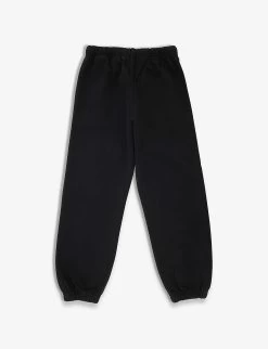 Palm Angels Logo Text-print Cotton-jersey Jogging Bottoms 4-12 Years -Kid Couture R04183291 BLACKWHITE ALT02