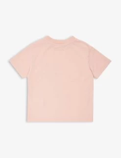 Palm Angels Bear-print Cotton-jersey T-shirt 4-12 Years 5 Palm Angels Bear-print Cotton-jersey T-shirt 4-12 Years -Kid Couture R04183301 PINKBROWN ALT02