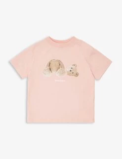 Palm Angels Bear-print Cotton-jersey T-shirt 4-12 Years
