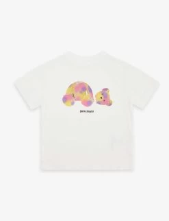 Palm Angels Bear-print Short-sleeve Cotton-jersey T-shirt 4-12 Years