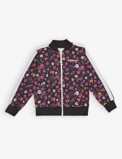 Palm Angels Floral-print Branded Woven Jacket 6-12 Years