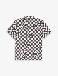 Amiri Check-pattern Cotton-poplin Shirt 10-12 Years -Kid Couture R04183356 BLACK ALT02