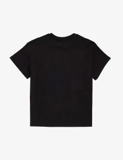 Amiri Stars And Logo-print Cotton-jersey T-shirt 4-12 Years -Kid Couture R04183359 BLACK ALT02