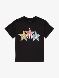 Amiri Stars And Logo-print Cotton-jersey T-shirt 4-12 Years