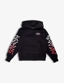 Amiri Bones Graphic-print Cotton-jersey Hoody 4-12 Years
