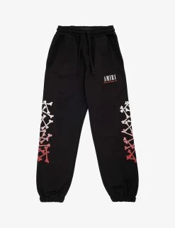 Amiri Bones And Logo-print Cotton-jersey Jogging Bottoms 4-12 Years