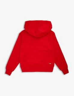Amiri Arts District Logo Text-print Cotton-jersey Hoody 4-12 Years 5 Amiri Arts District Logo Text-print Cotton-jersey Hoody 4-12 Years -Kid Couture R04183362 RED ALT02