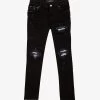 Amiri Bandana Distressed Stretch-denim Jeans 6-12 Years