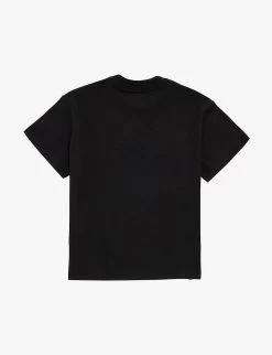 Amiri Logo Rubberised-print Cotton T-shirt 4-12 Years -Kid Couture R04183371 BLACK ALT02