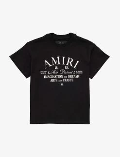Amiri Logo Rubberised-print Cotton T-shirt 4-12 Years
