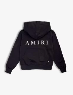 Amiri Bones Logo Text-print Cotton-jersey Hoody 4-12 Years 5 Amiri Bones Logo Text-print Cotton-jersey Hoody 4-12 Years -Kid Couture R04183373 BLACK ALT02