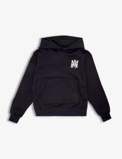 Amiri Bones Logo Text-print Cotton-jersey Hoody 4-12 Years