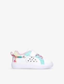 Gioiello Gem-embellished Woven Trainers