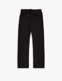 Kids ESSENTIALS Straight-leg Regular-fit Denim Jeans 4-12 Years -Kid Couture R04183814 JETBLACK ALT02