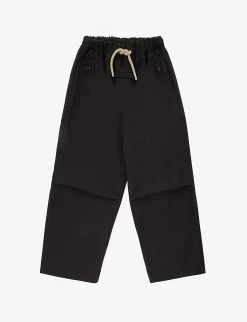 Kids ESSENTIALS Brand-patch Cotton-blend Trousers 2-12 Years