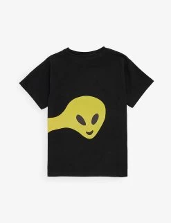 Molo Raveno Smiley Face-print Organic Cotton-jersey T-shirt 6-10 Years -Kid Couture R04184118 CONNECTEDSMILE ALT02