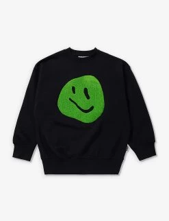 Molo Smiley-motif Cotton-blend Sweatshirt 4-10 Years
