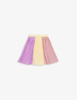 Molo Bess Pleated Crepe Skirt 3-12 Years -Kid Couture R04184127 PALESUN ALT02