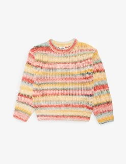Molo Gaylen Horizontal-stripe Knitted Jumper 3-12 Years